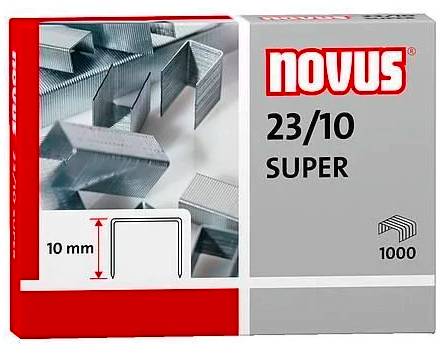 Скоби для степлера NOVUS № 23/10 SUPER ( 042-0531 )